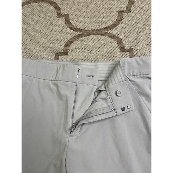 ATHLETA Tribeca Crop Pant Galactic Grey Wide Leg Snap Hem Lightweight, size 6 - Picture 15 of 15
